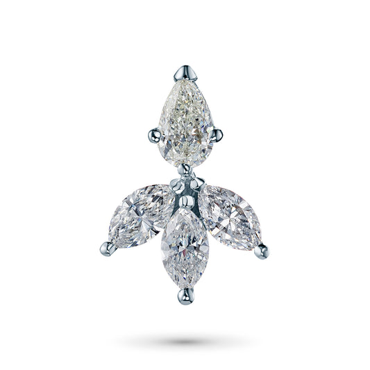 14K Yellow Gold Pendant with Lab-Created Diamonds 5.720 CT.TW