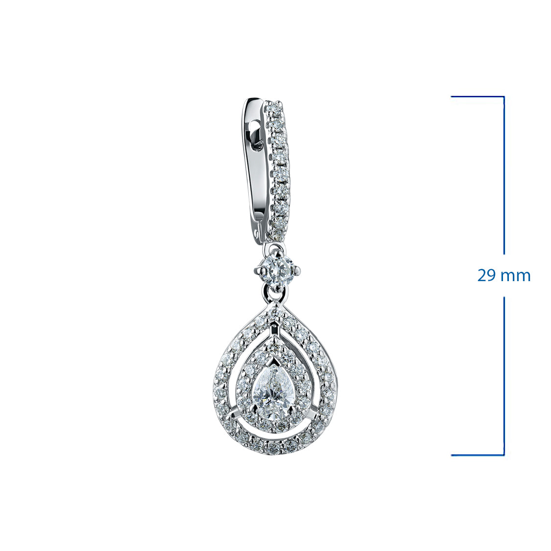 14K Yellow Gold Earrings with Lab-Created Diamonds 109.130 CT.TW