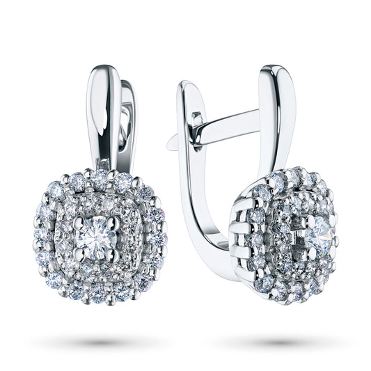 14K Yellow Gold Earrings with Lab-Created Diamonds 20.120 CT.TW