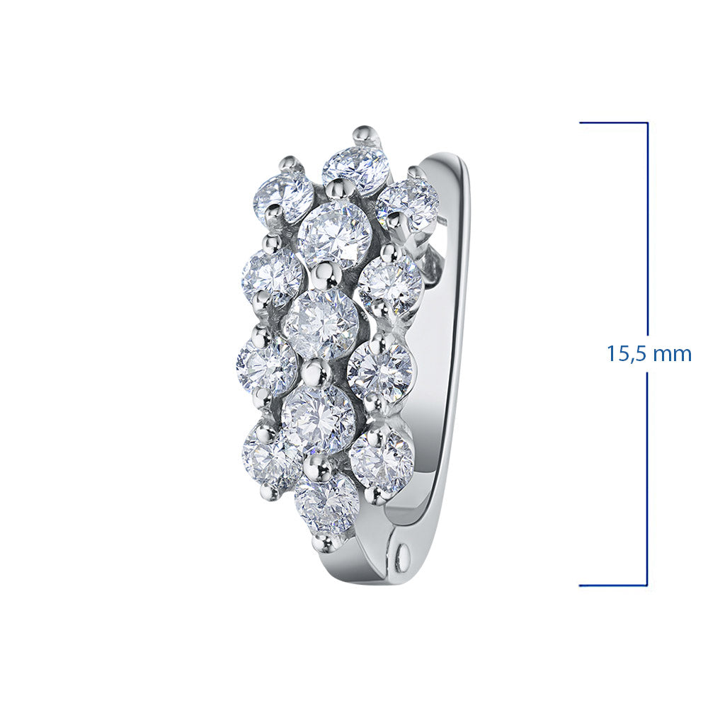 14K Yellow Gold Earrings with Natural Diamonds 20.140 CT.TW