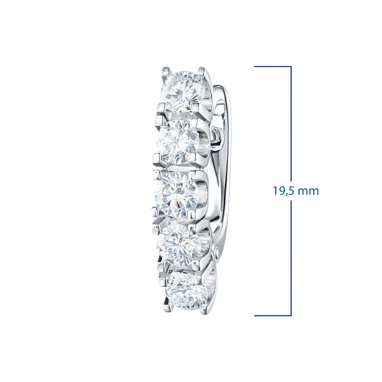14K Yellow Gold Earrings with Natural Diamonds 16.800 CT.TW