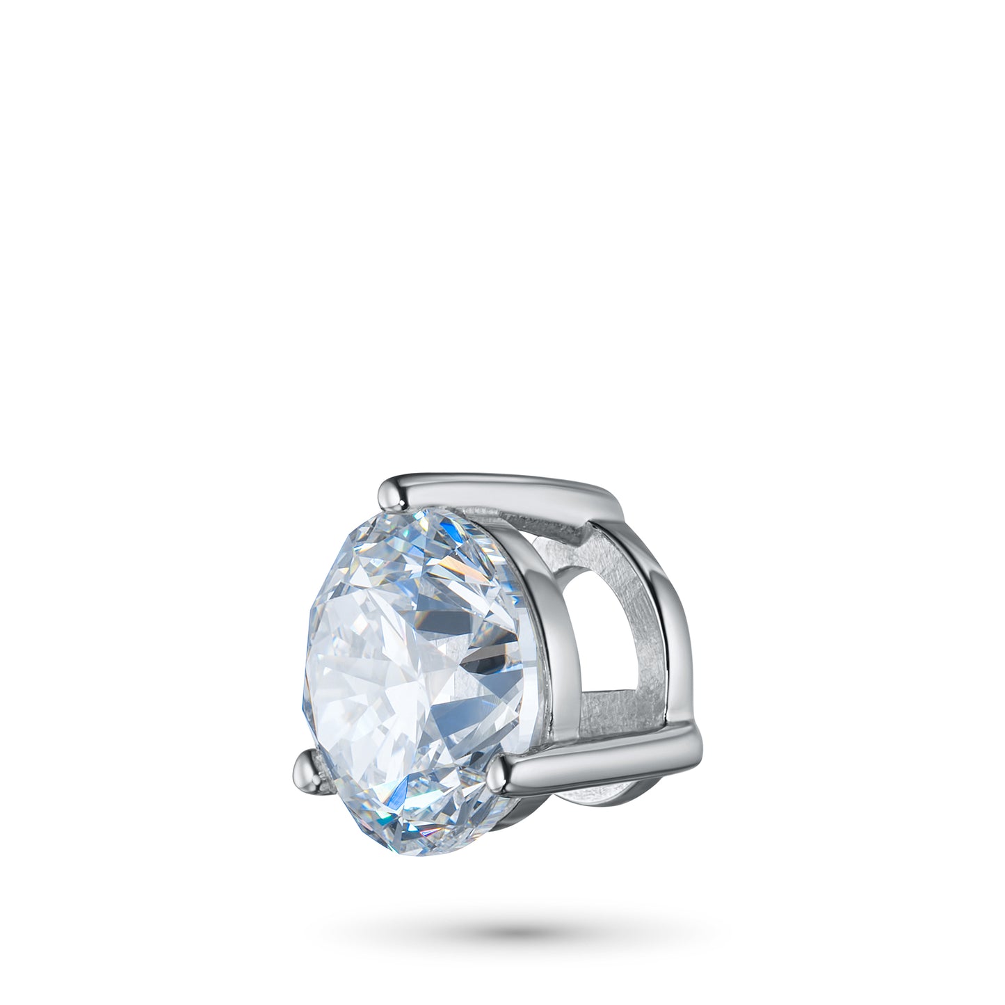 14K White Gold Pendant with Lab-Created Diamonds 1.150 CT.TW