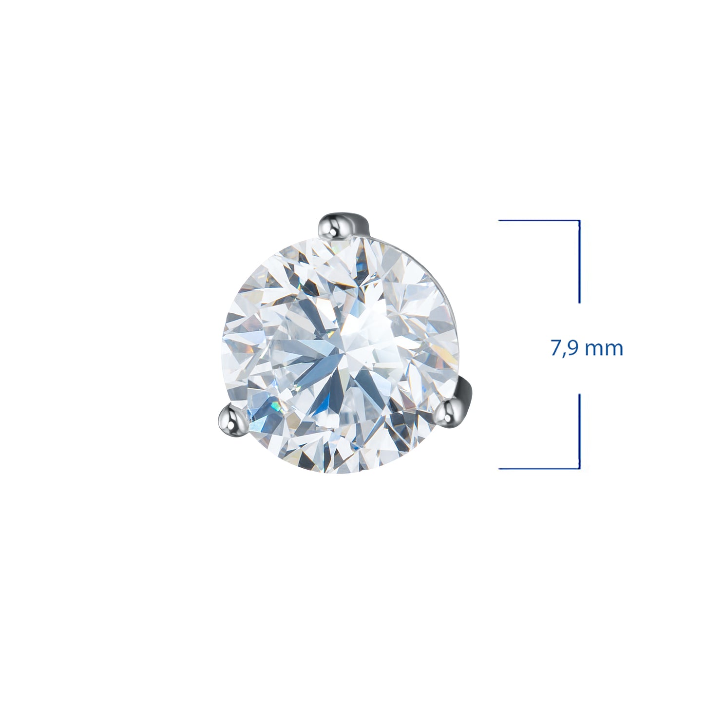 14K White Gold Pendant with Lab-Created Diamonds 1.150 CT.TW