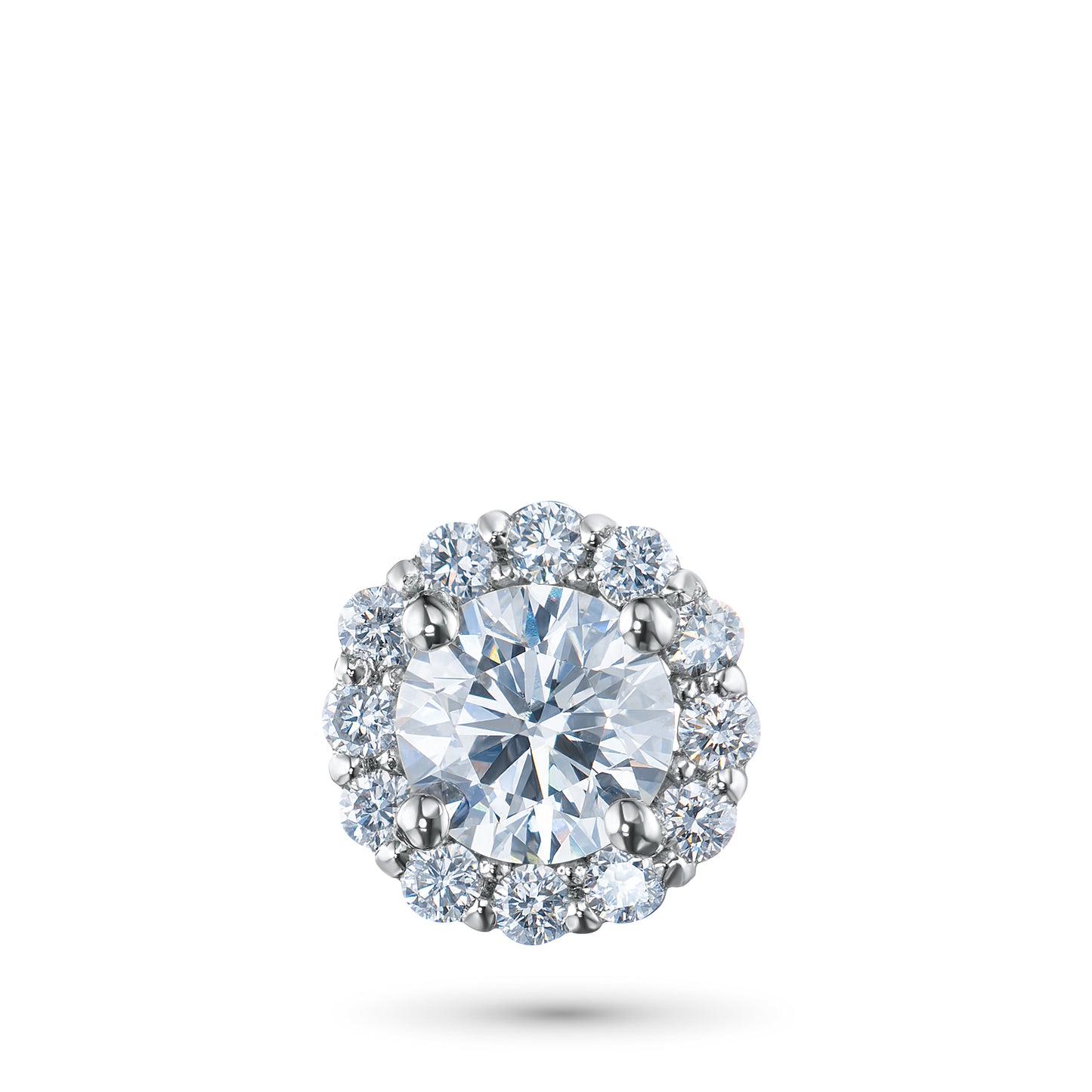 14K White Gold Pendant with Lab-Created Diamonds 4.820 CT.TW