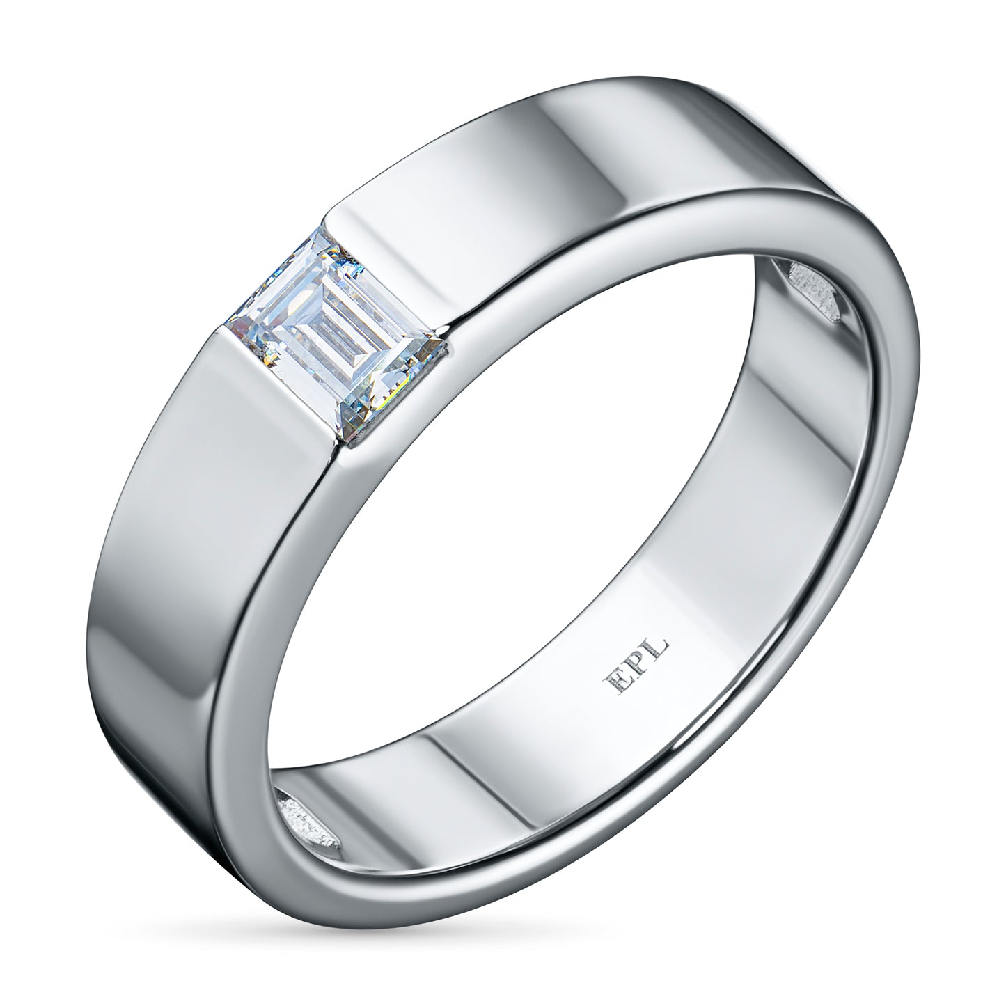 14K White Gold Ring with Lab-Created Diamonds 0.270 CT.TW