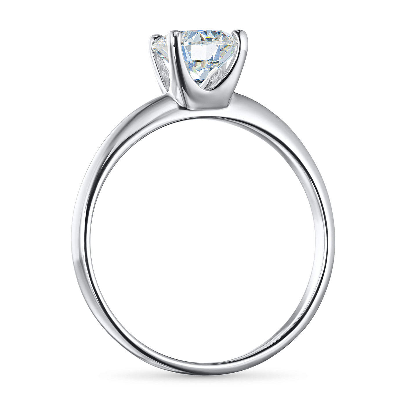 14K White Gold Ring with Lab-Created Diamonds 1.120 CT.TW
