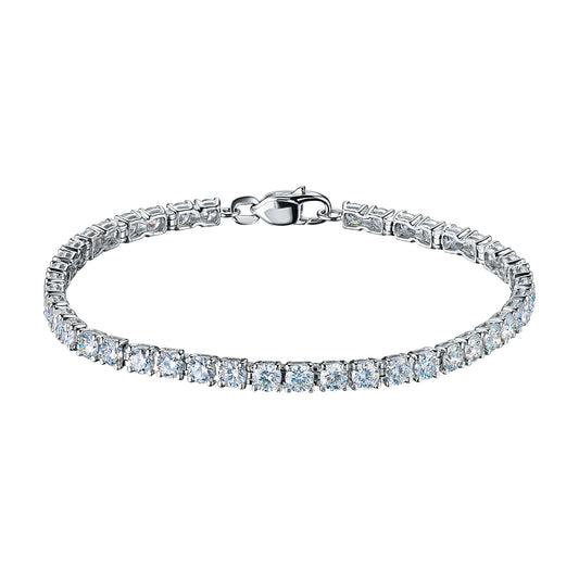 14K White Gold Bracelet with Lab-Created Diamonds 250.560 CT.TW