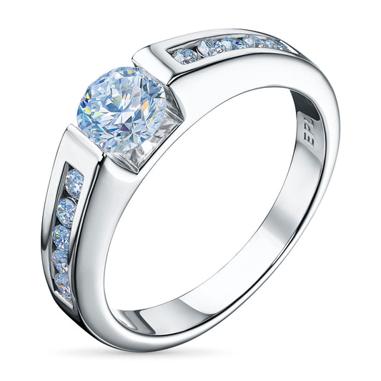14K White Gold Ring with Lab-Created Diamonds 2.750 CT.TW