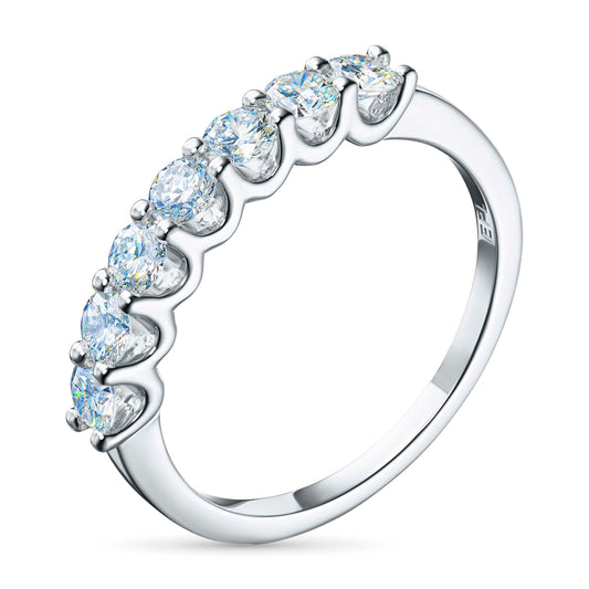 14K White Gold Ring with Lab-Created Diamonds 5.730 CT.TW