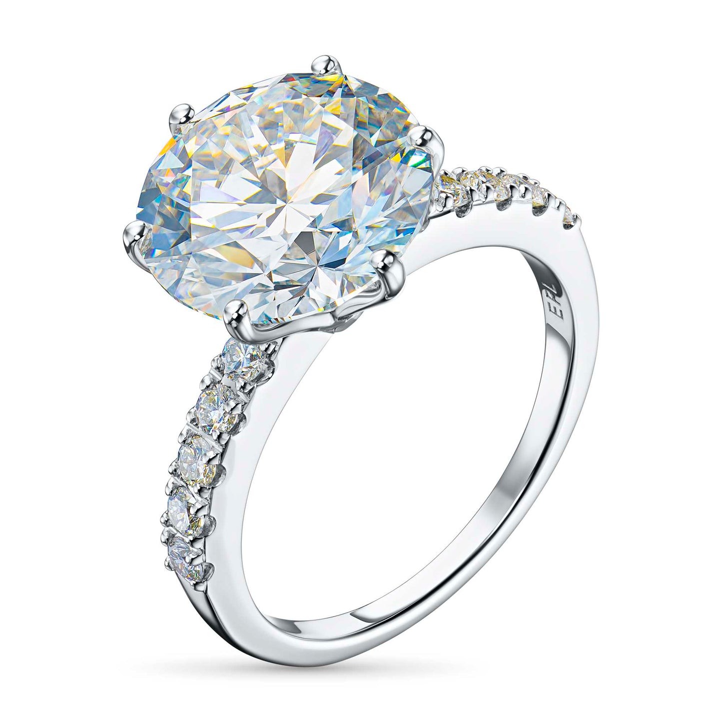 14K Yellow Gold Ring with Lab-Created Diamonds 8.120 CT.TW