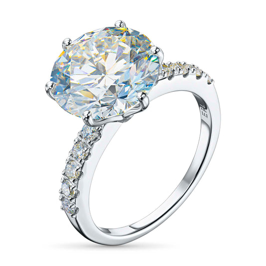 14K Yellow Gold Ring with Lab-Created Diamonds 8.120 CT.TW