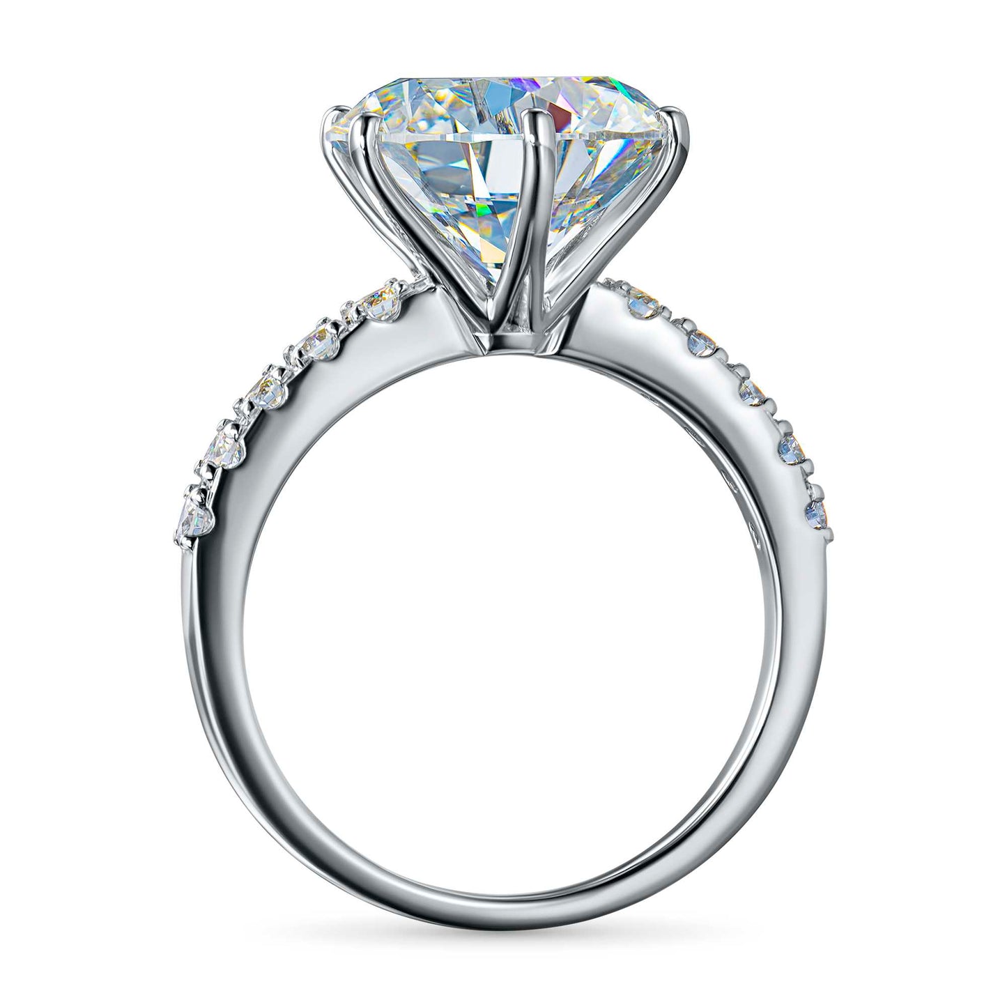 14K Yellow Gold Ring with Lab-Created Diamonds 8.120 CT.TW
