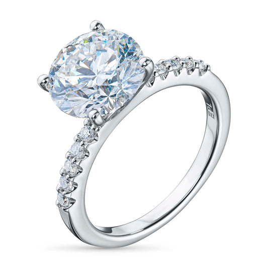 14K Yellow Gold Ring with Lab-Created Diamonds 5.250 CT.TW