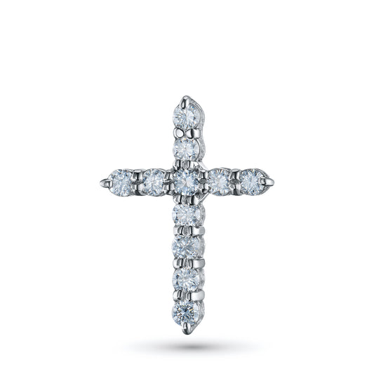 14K White Gold Pendant with Lab-Created Diamonds 4.870 CT.TW