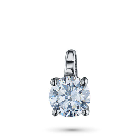 14K White Gold Pendant with Lab-Created Diamonds 1.150 CT.TW
