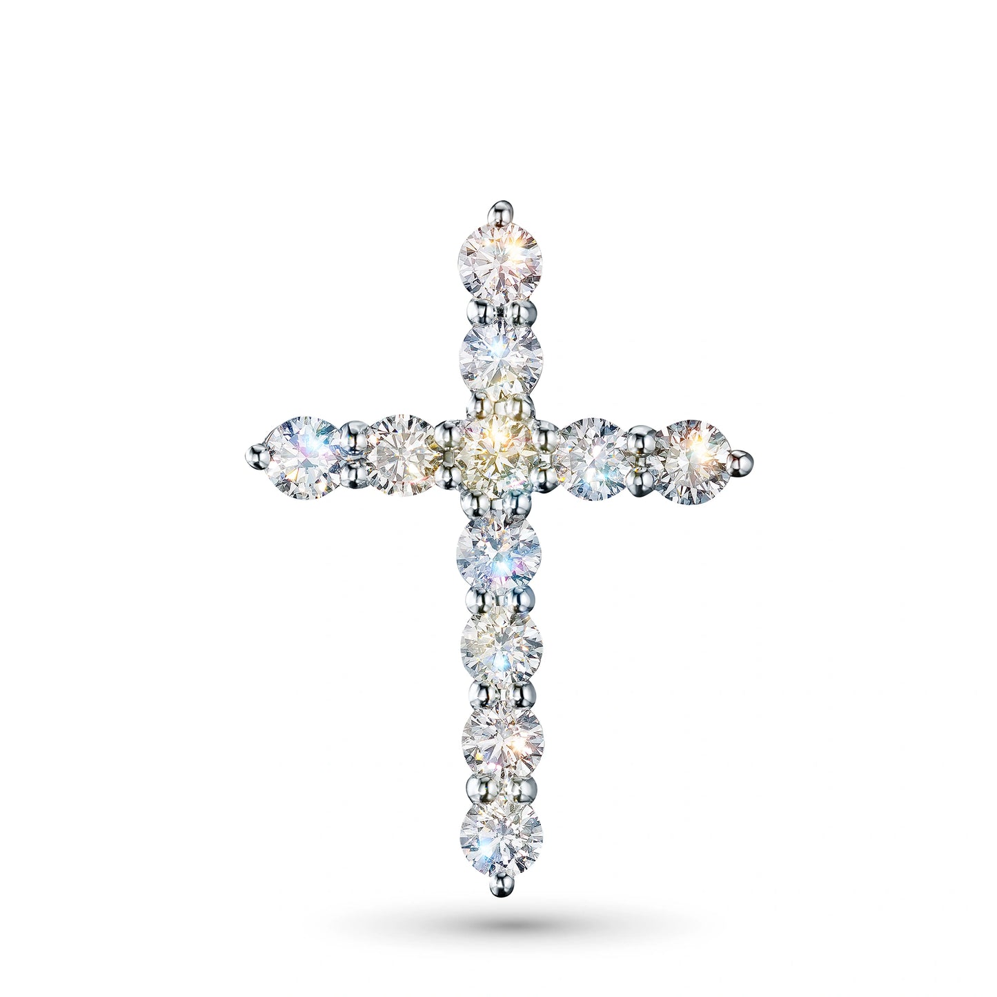14K White Gold Pendant with Lab-Created Diamonds 20.160 CT.TW