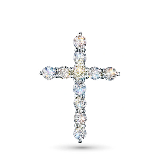 14K White Gold Pendant with Lab-Created Diamonds 20.160 CT.TW
