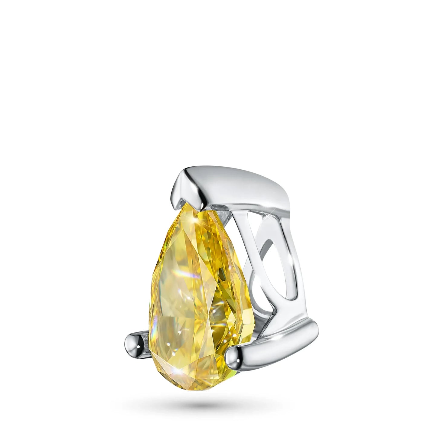 14K White Gold Pendant with Lab-Created Diamonds 1.000 CT.TW