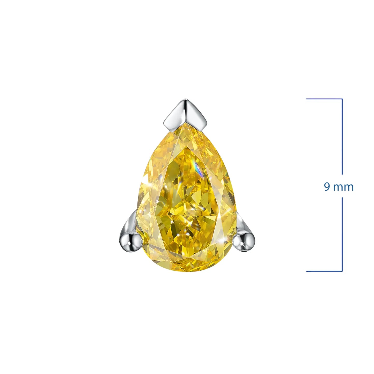 14K White Gold Pendant with Lab-Created Diamonds 1.000 CT.TW