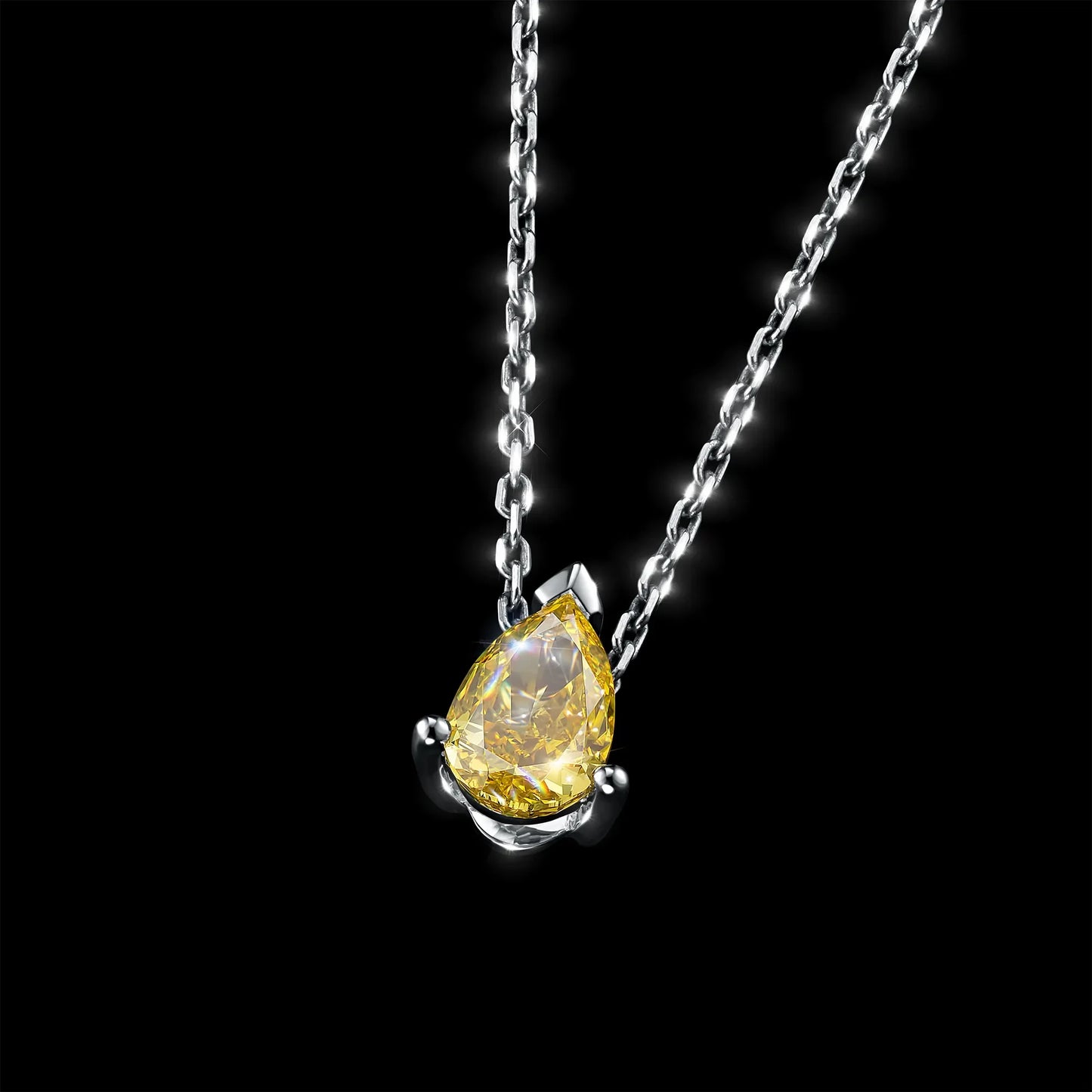 14K White Gold Pendant with Lab-Created Diamonds 1.000 CT.TW