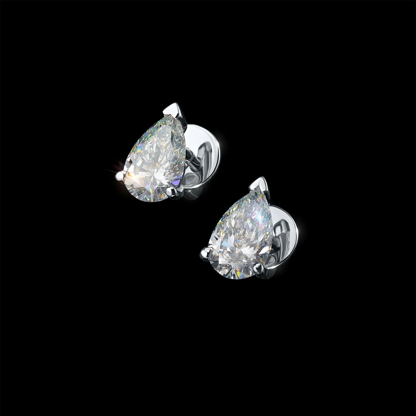 14K Yellow Gold Earring Studs with Lab-Created Diamonds 4.260 CT.TW