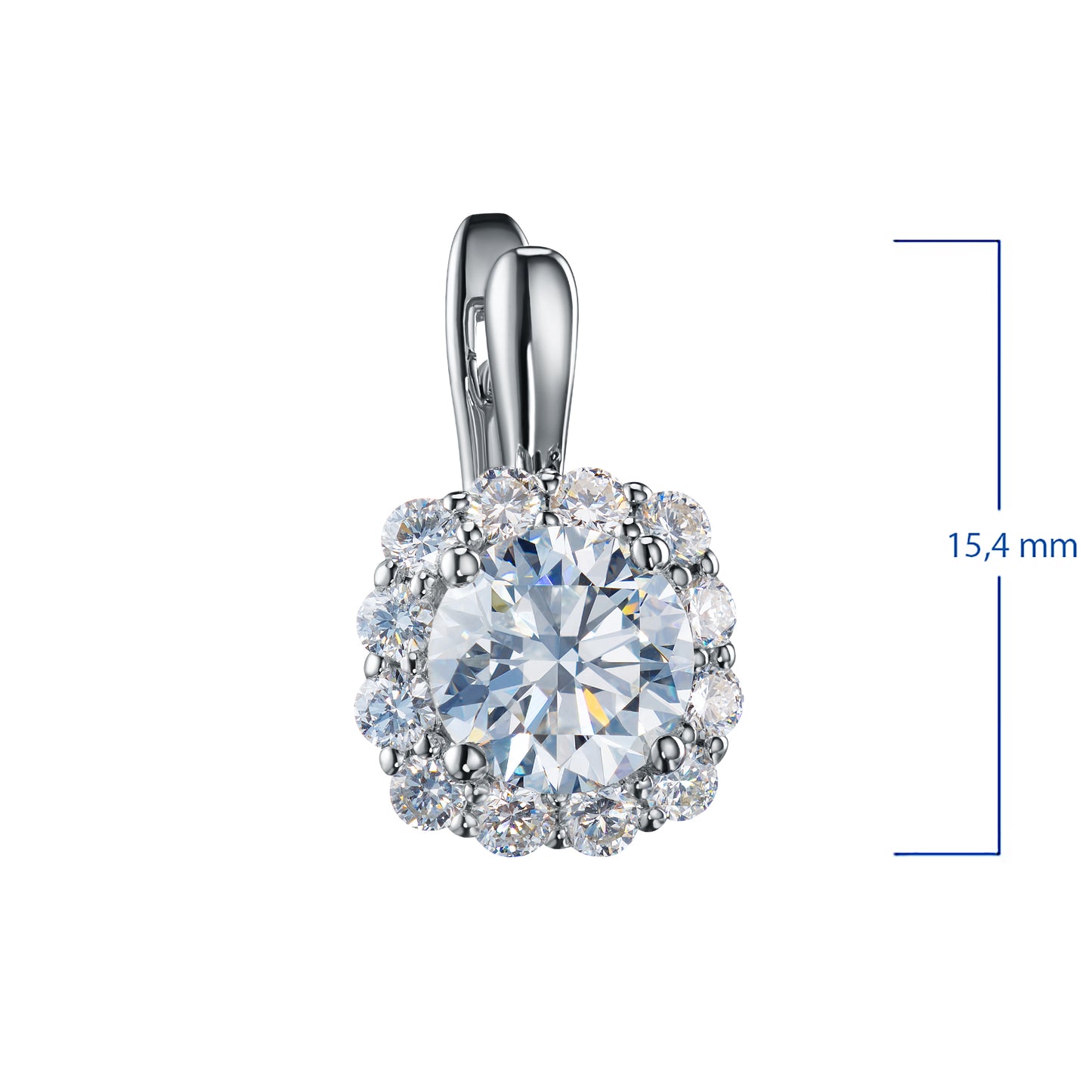 14K Yellow Gold Earrings with Lab-Created Diamonds 20.050 CT.TW