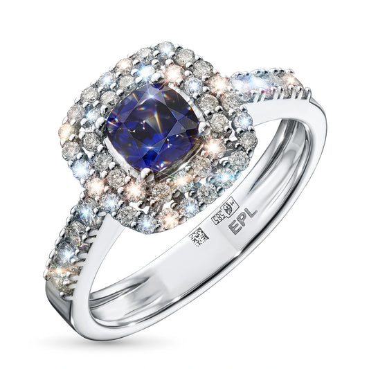 14K Yellow Gold Ring with Garnet and Lab-Created Diamonds 12.740 CT.TW